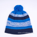 Outdoor knitted beanie hat customized